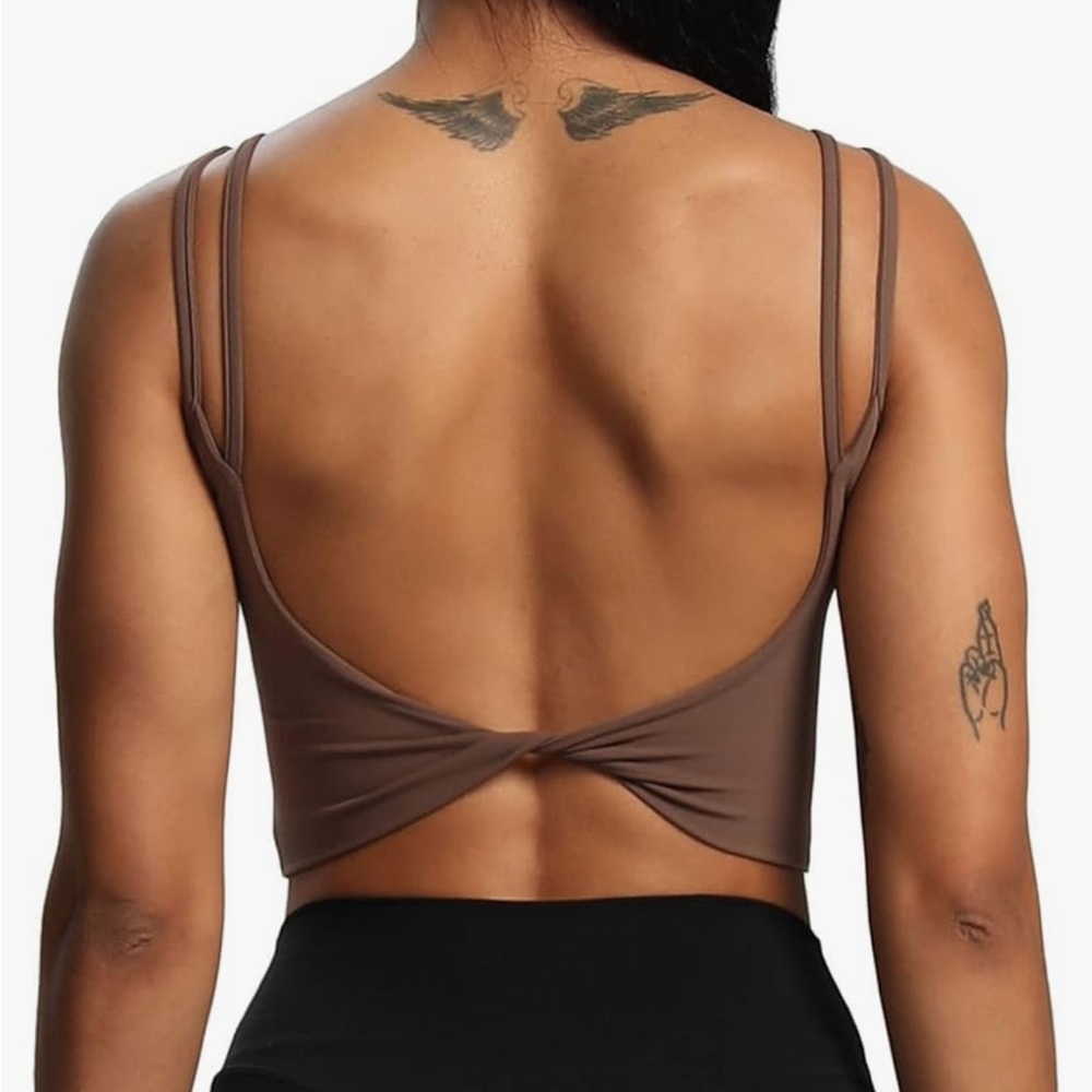 Backless Workout Top